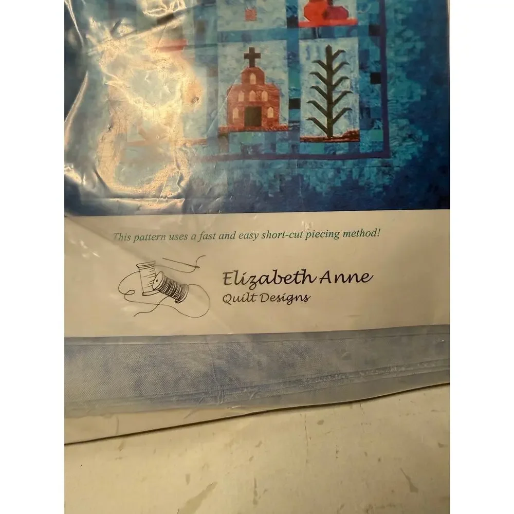 ENCHANTED LANDS Southwest Applique Quilt Pattern Packet Sewing 83